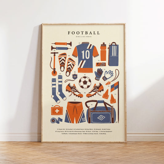 Football Kit Art Print