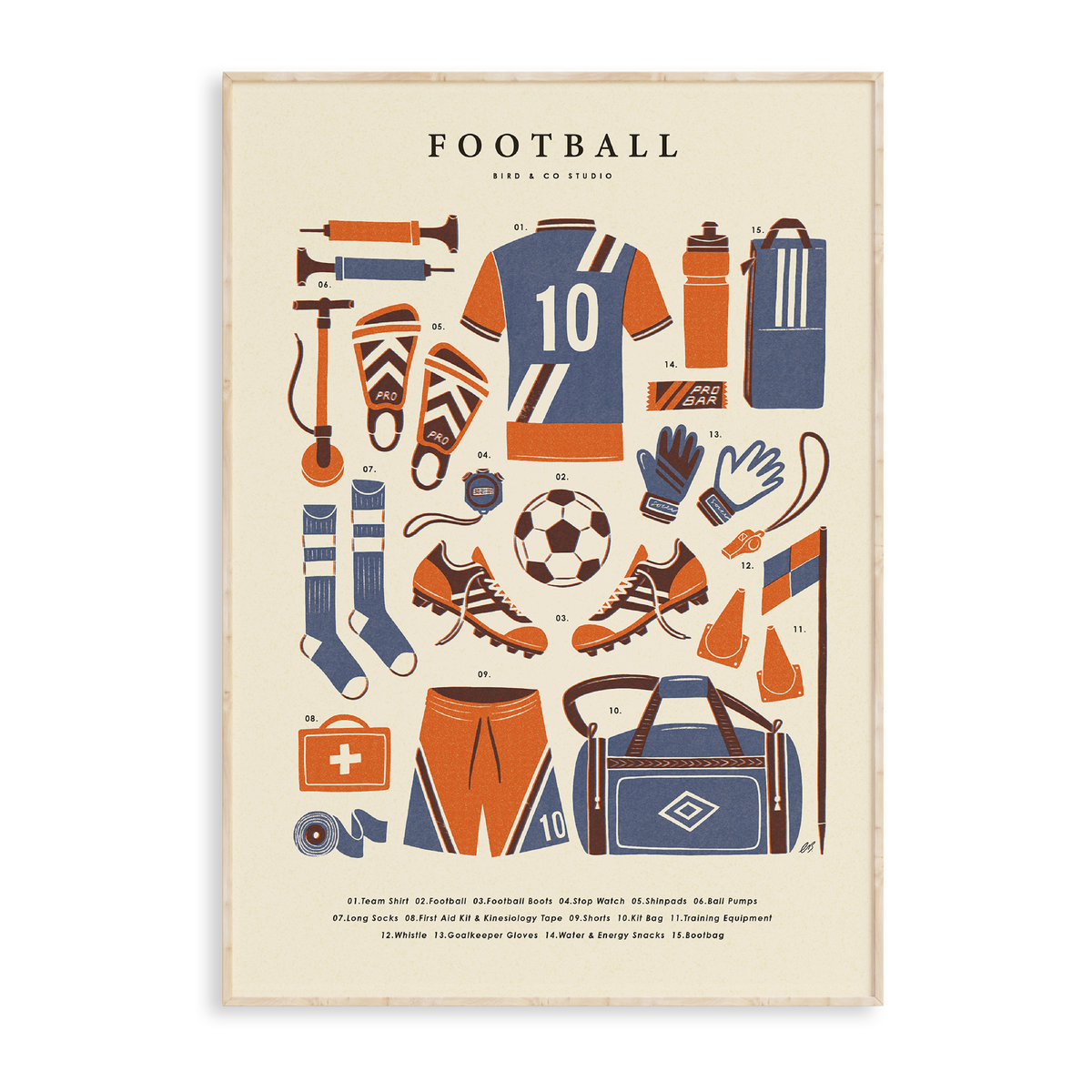 Football Kit Art Print
