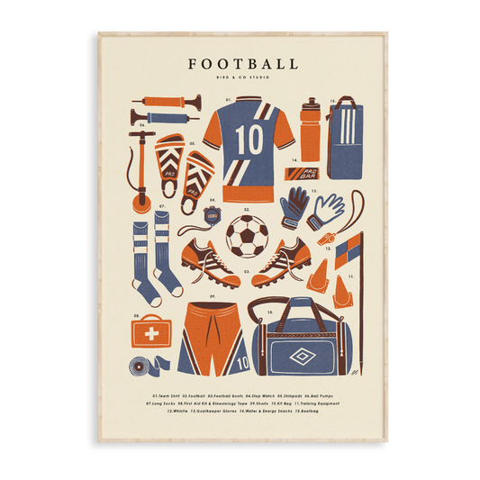 Football Kit Art Print