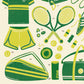 Tennis Kit Art Print