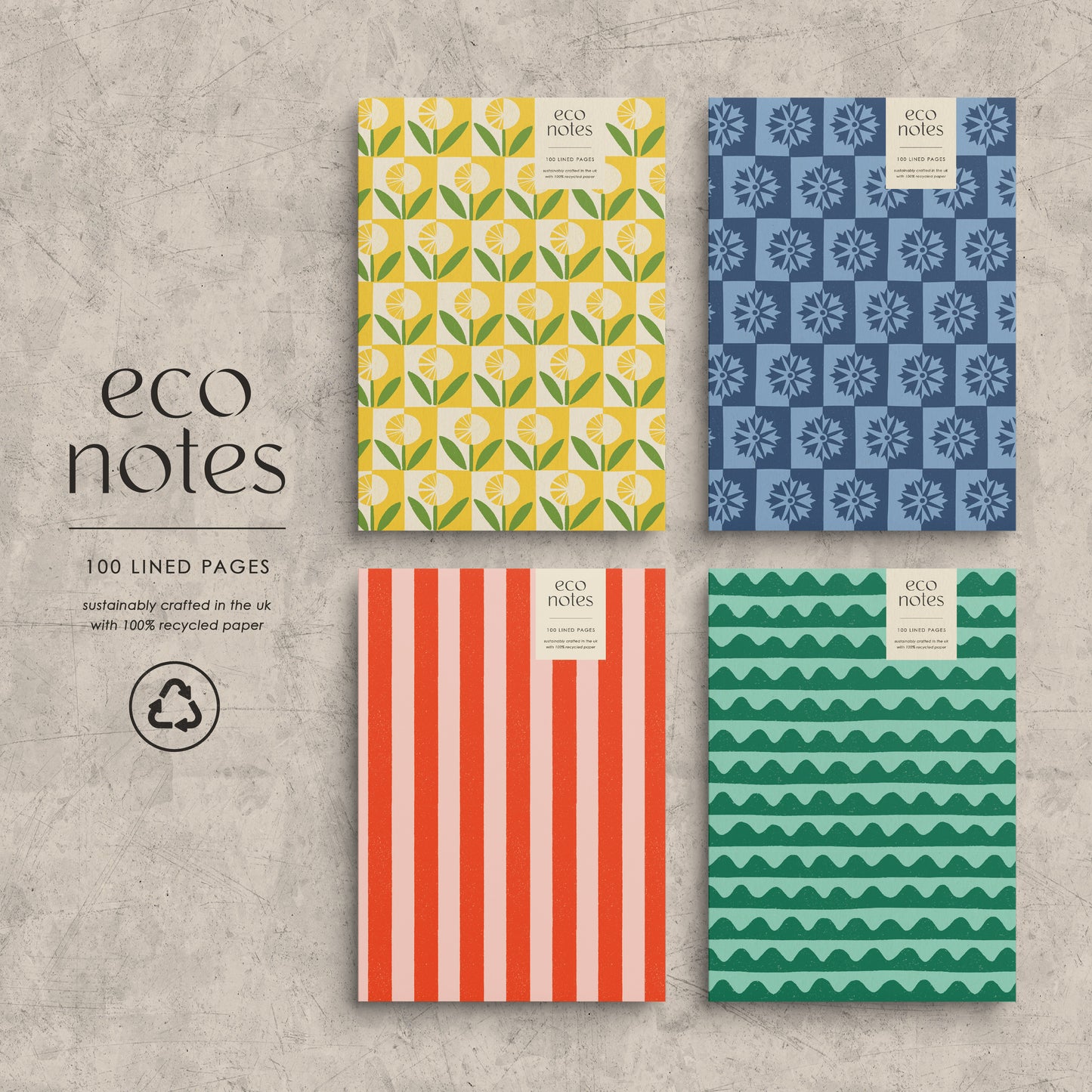Land & Lake Recycled Notebook