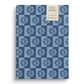 Cornflower Check Wildflower Recycled Notebook