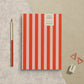 Candy Stripe Recycled Notebook