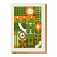 Hiking Geometric Reusable Art Card