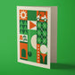 Golf Geometric Reusable Art Card