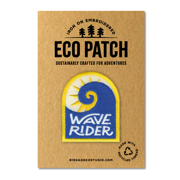 Wave Rider Eco Patch – Bird & Co Studio