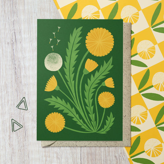 Dandelion Reusable Art Card