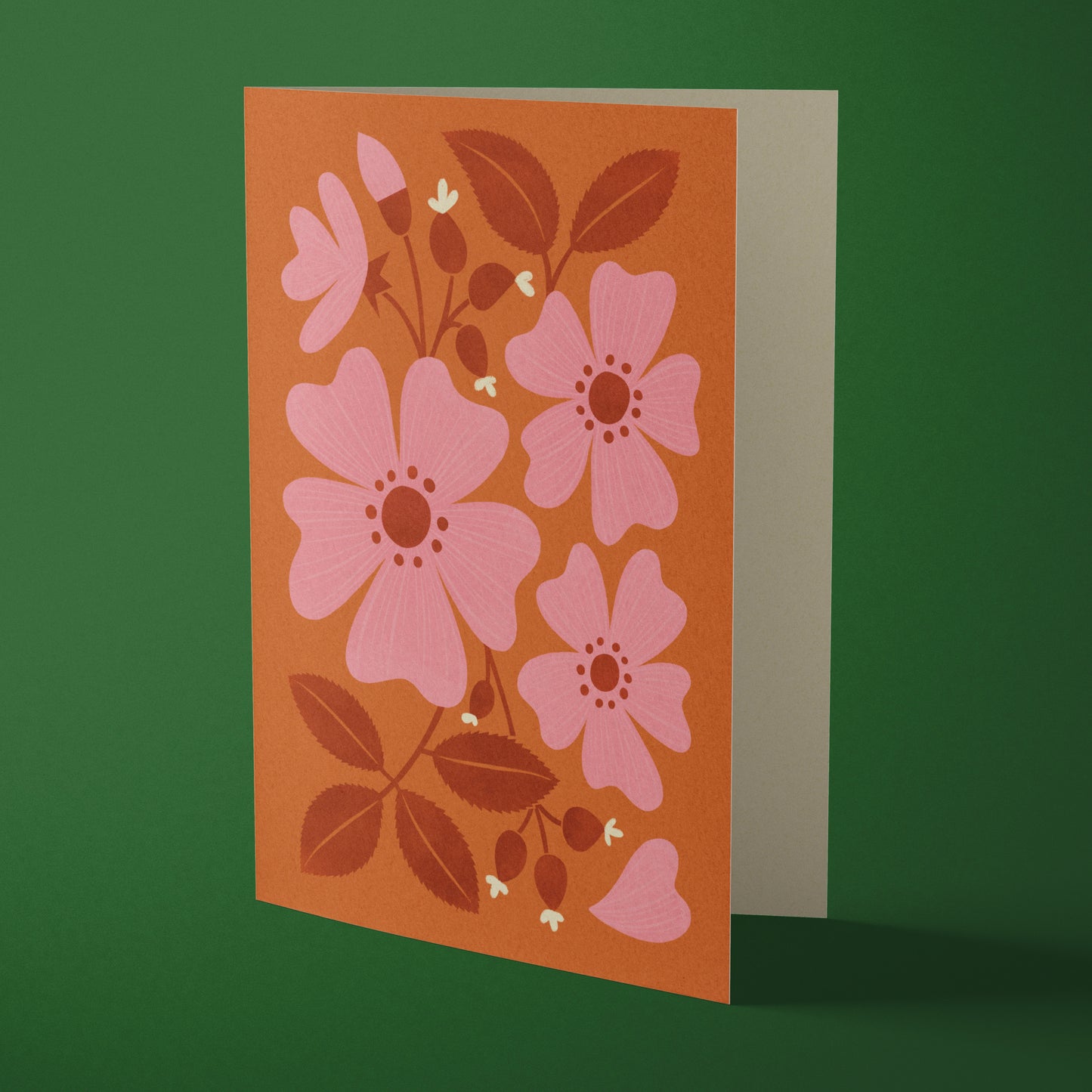 Wild Rose Reusable Art Card