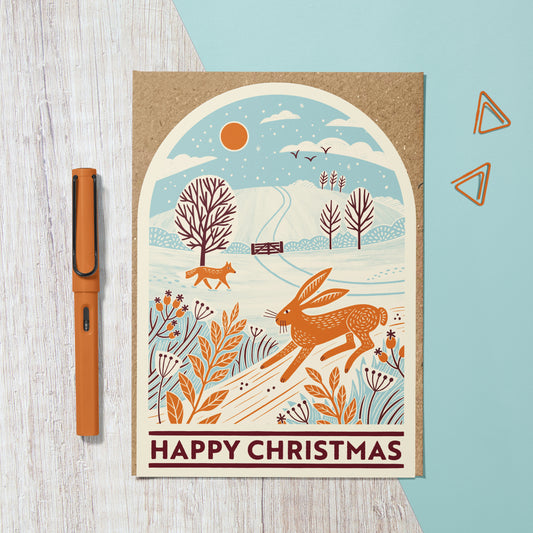 Farmland Wildlife Charity Christmas Card