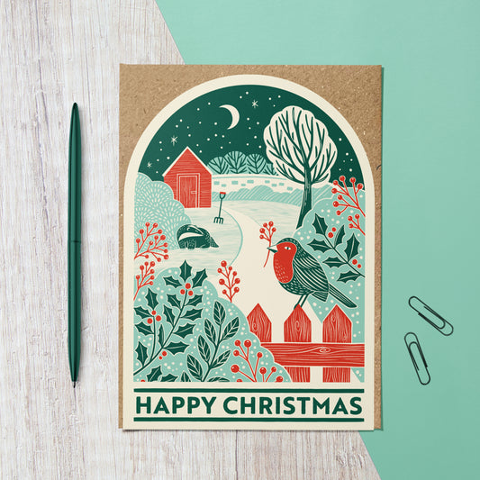 Garden Wildlife Charity Christmas Card