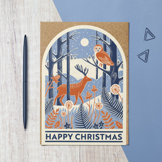 Woodland Wildlife Charity Christmas Card