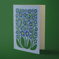 Forget Me Not Reusable Art Card
