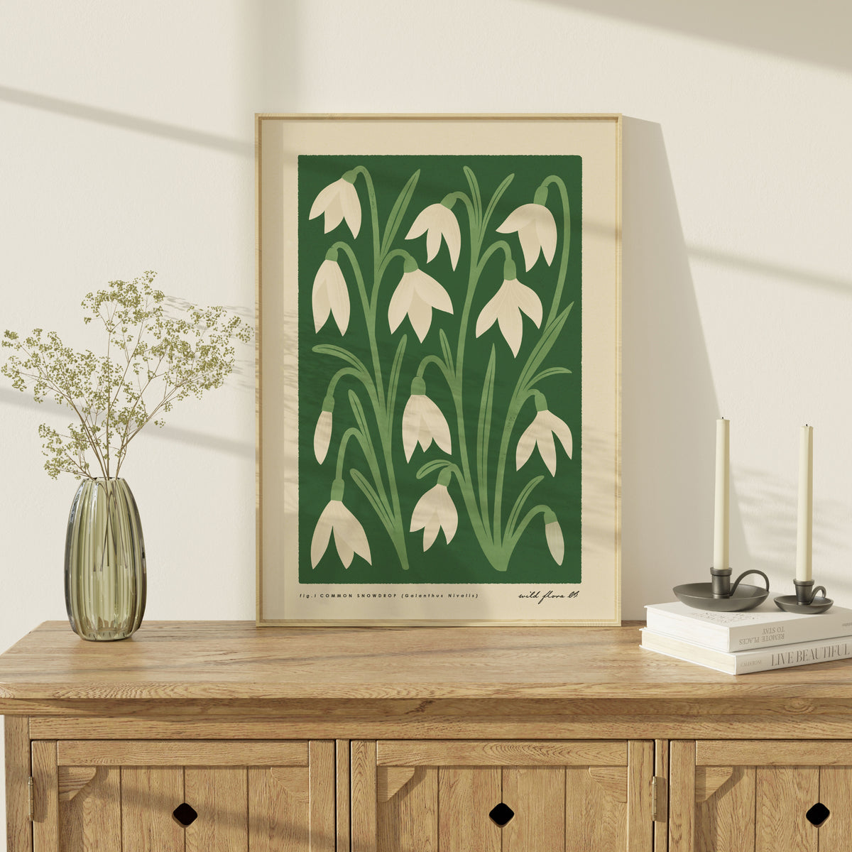 Snowdrop Art Print