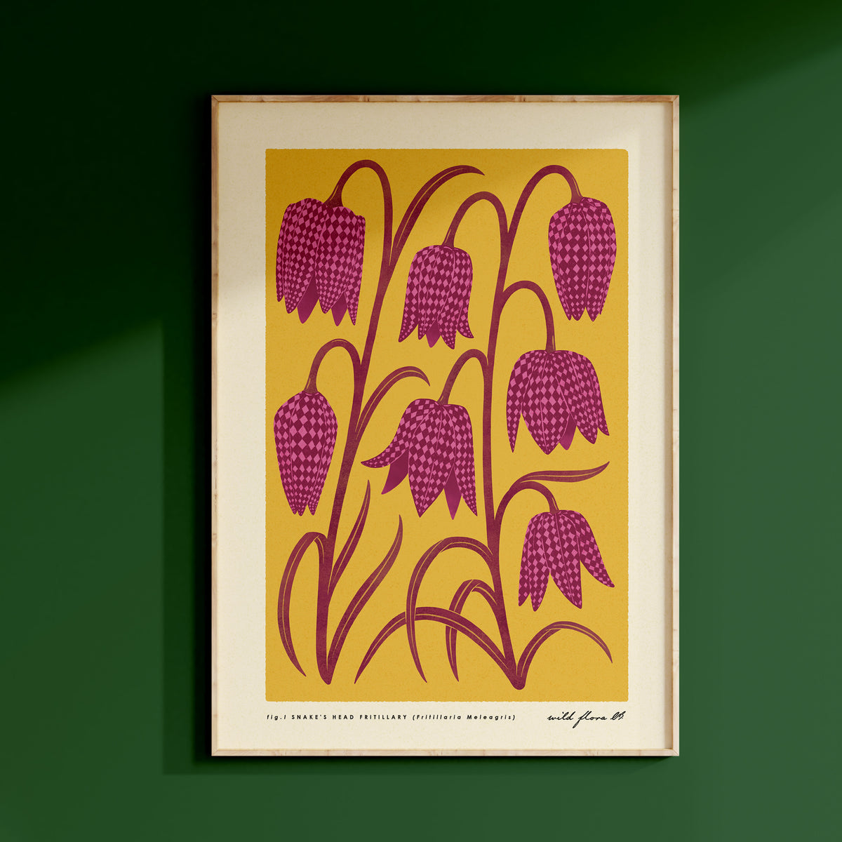 Snake's Head Fritillary Art Print