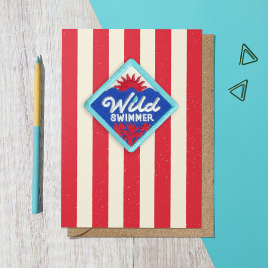 Wild Swimmer Eco Patch Card
