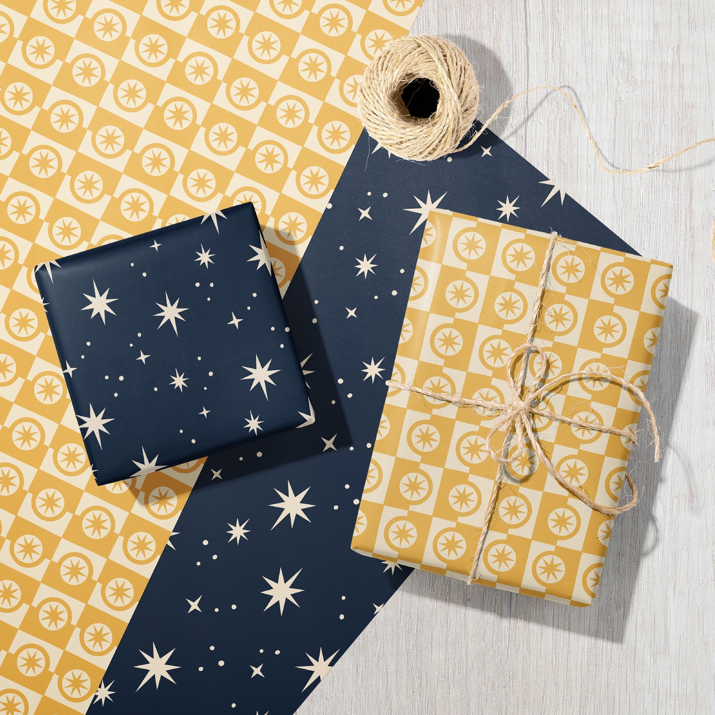 Golden Compass Eco Gift Wrap