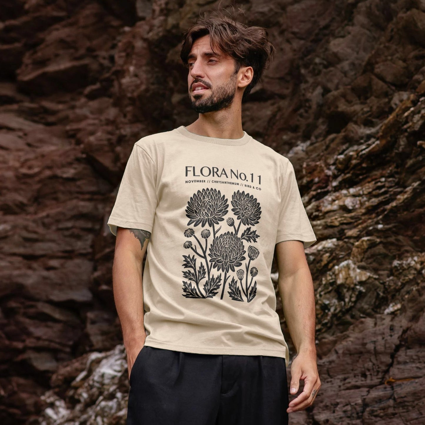 November Chrysanthemum – Unisex Birth Flora Tshirt