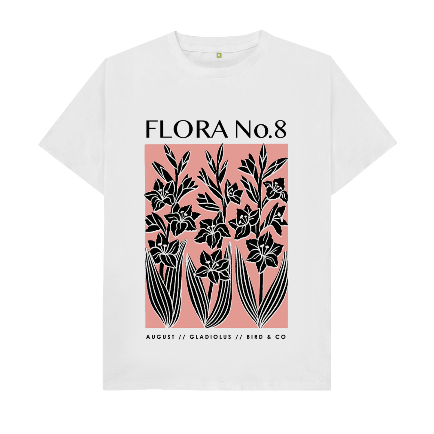 August Gladiolus – Unisex Birth Flora Tshirt (Colour)