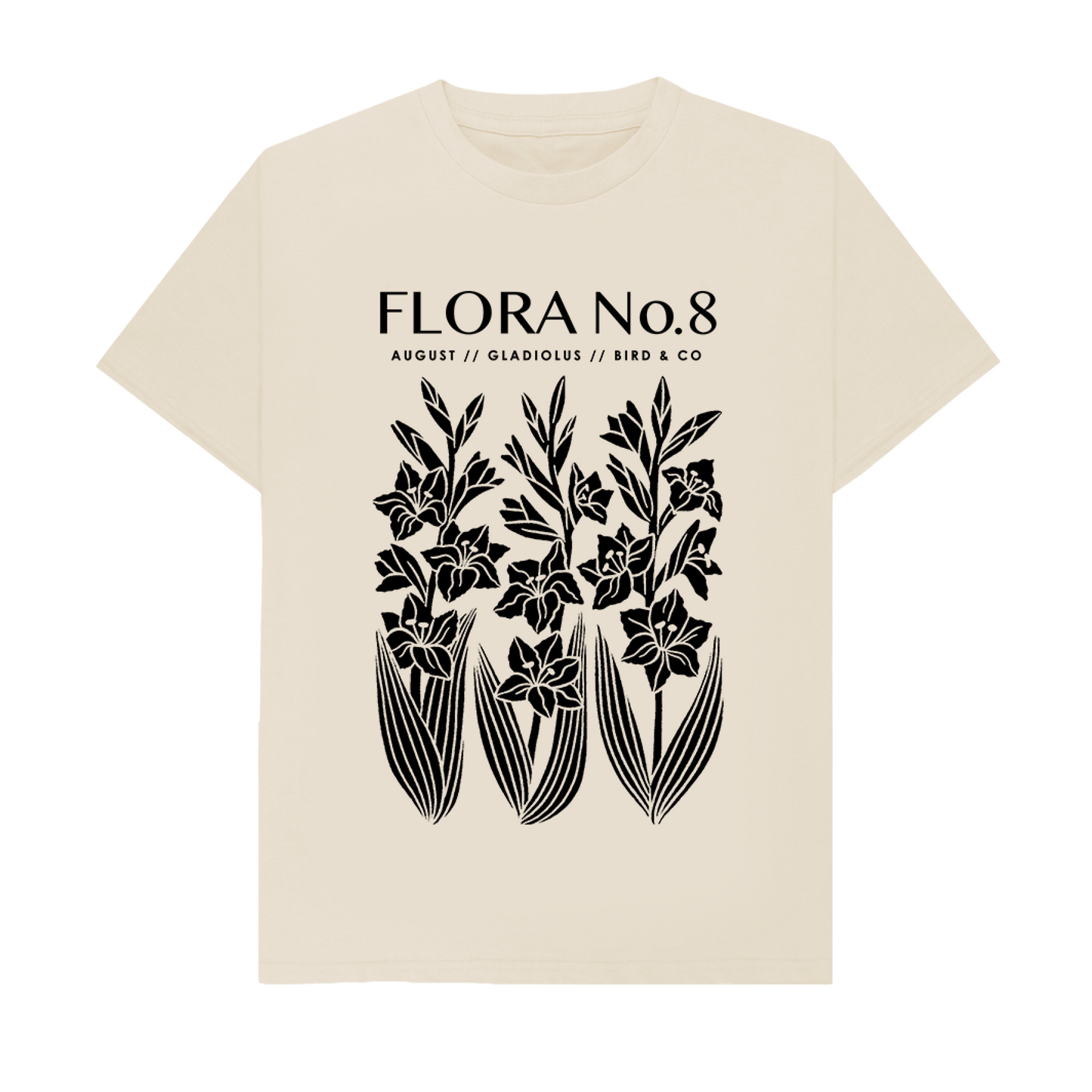 August Gladiolus – Unisex Birth Flora Tshirt