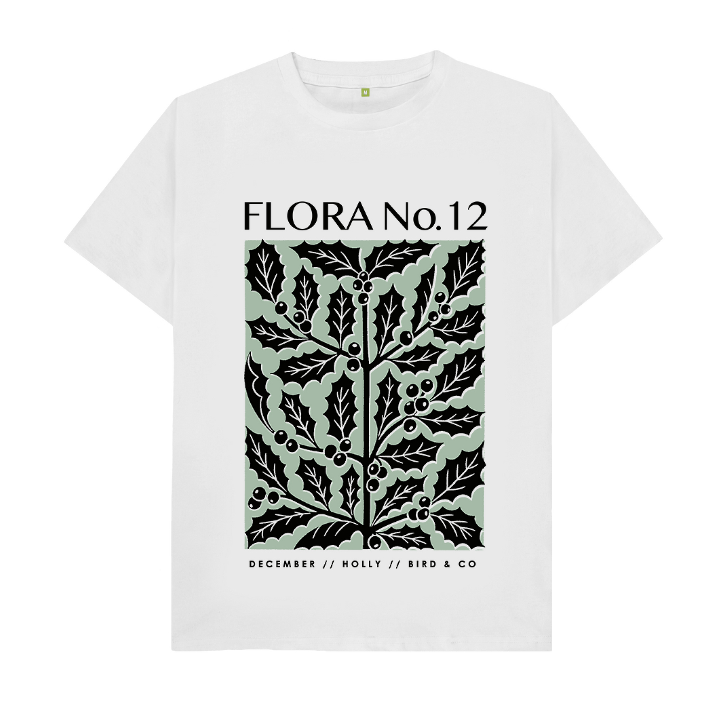 December Holly – Unisex Birth Flora Tshirt (Colour)