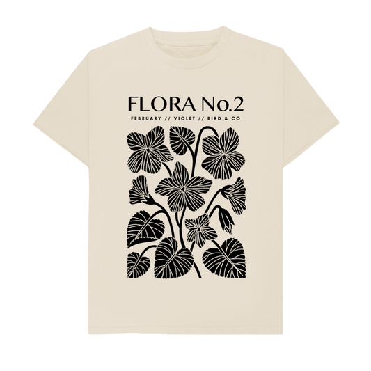 February Violet – Unisex Birth Flora Tshirt