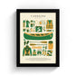 Canoeing Kit Art Print