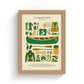 Canoeing Kit Art Print