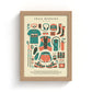 Trail Running Kit Art Print