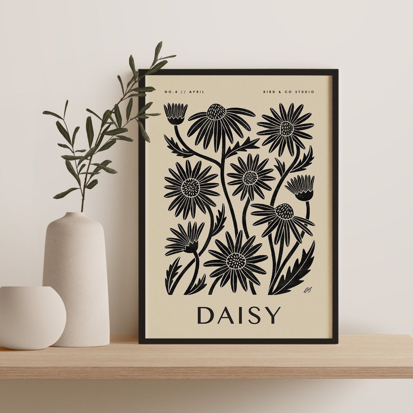 April Daisy Art Print