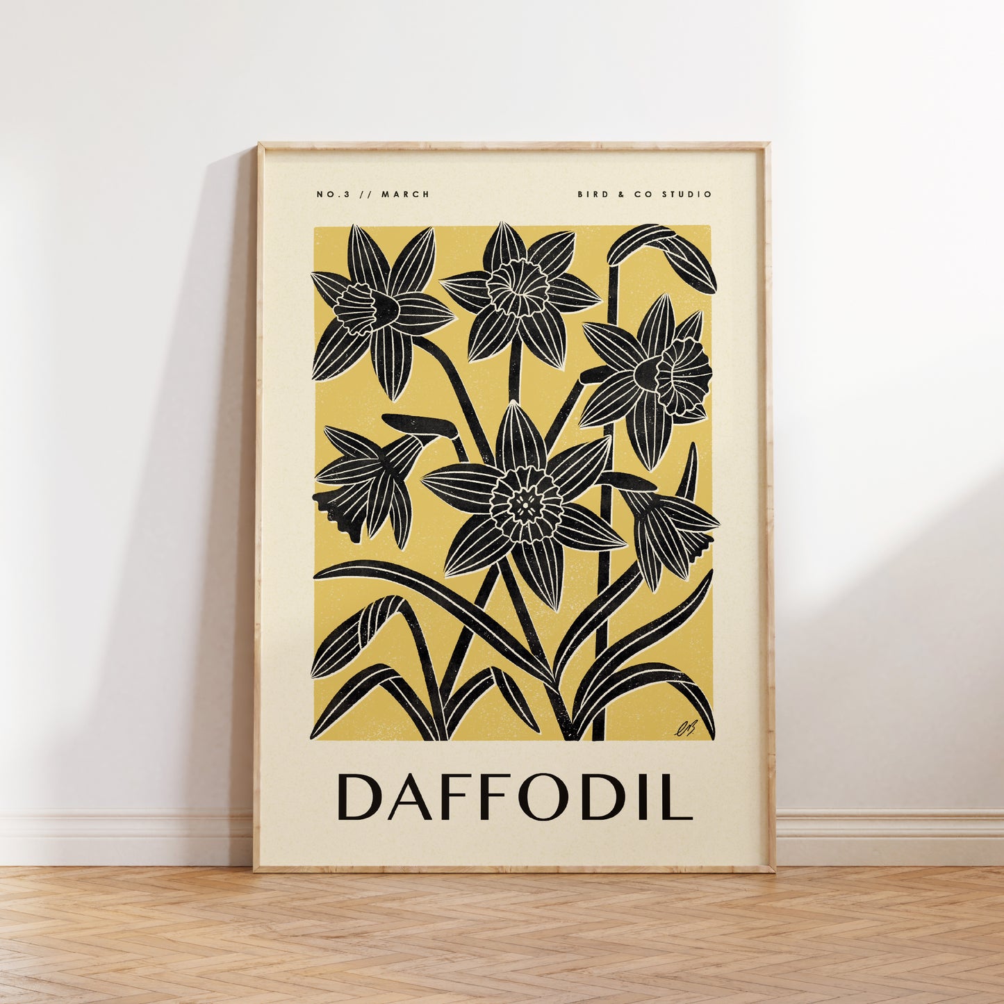 March Daffodil Art Print