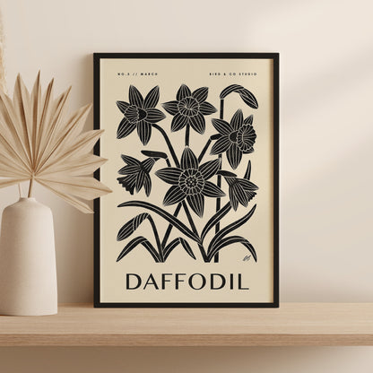 March Daffodil Art Print