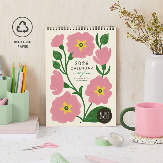 2026 Wild Flora Wall Calendar