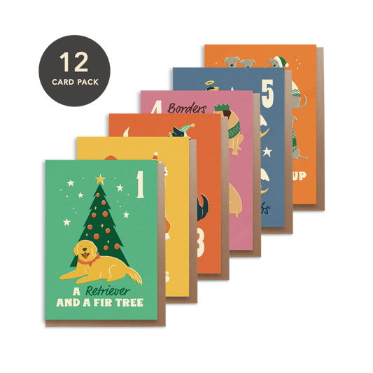 12 Days of Dog Christmas Card Bundle