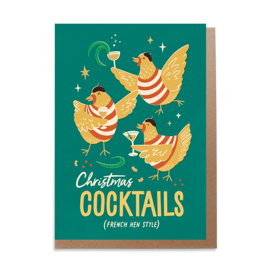 Christmas Cocktails Card