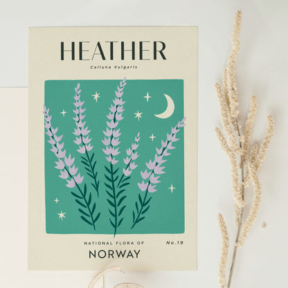 Heather of Norway Art Print