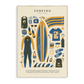 Surfing Kit Art Print