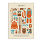 Skiing Kit Art Print