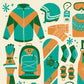 Snowboarding Kit Art Print