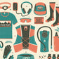 Trail Running Kit Art Print