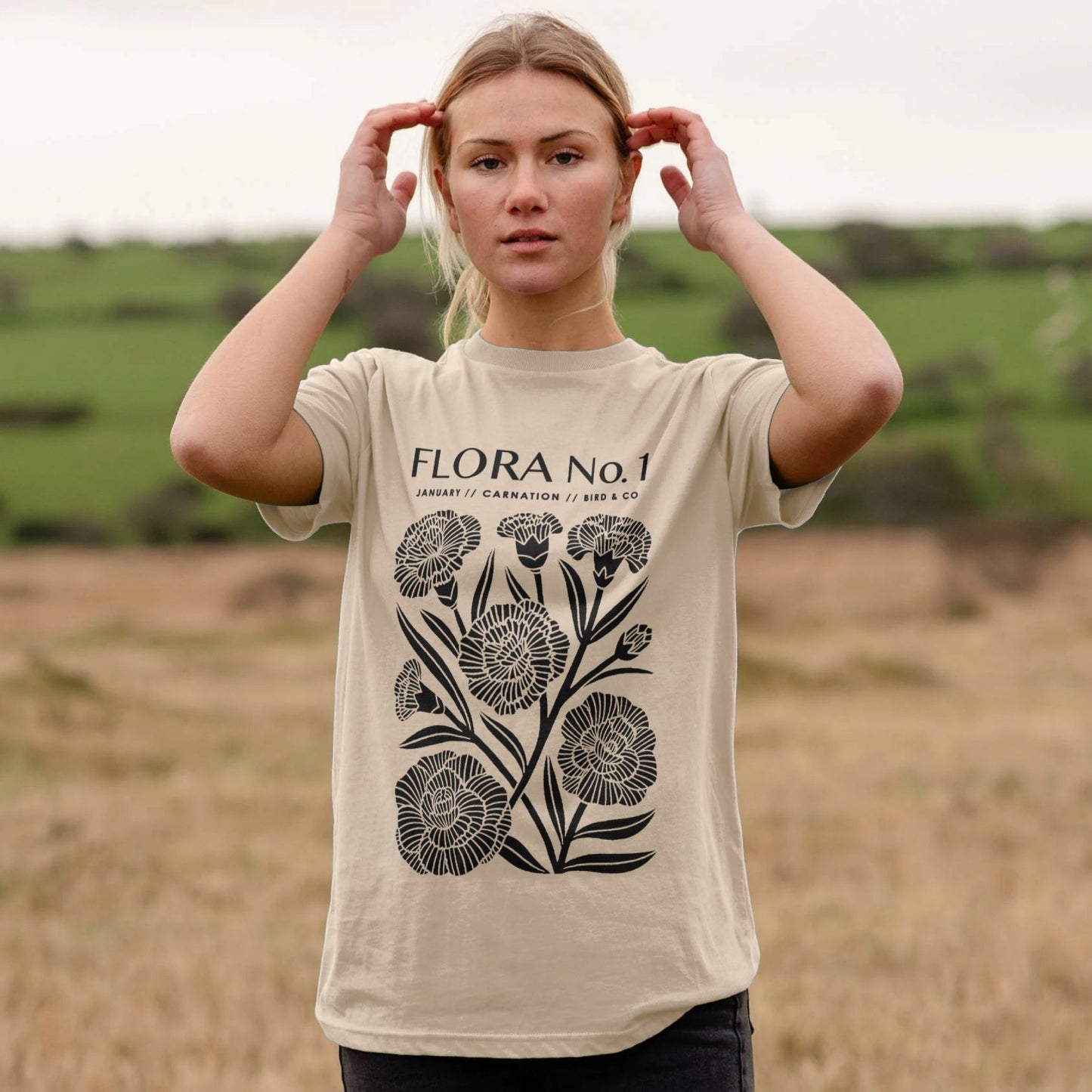 January Carnation – Unisex Birth Flora Tshirt