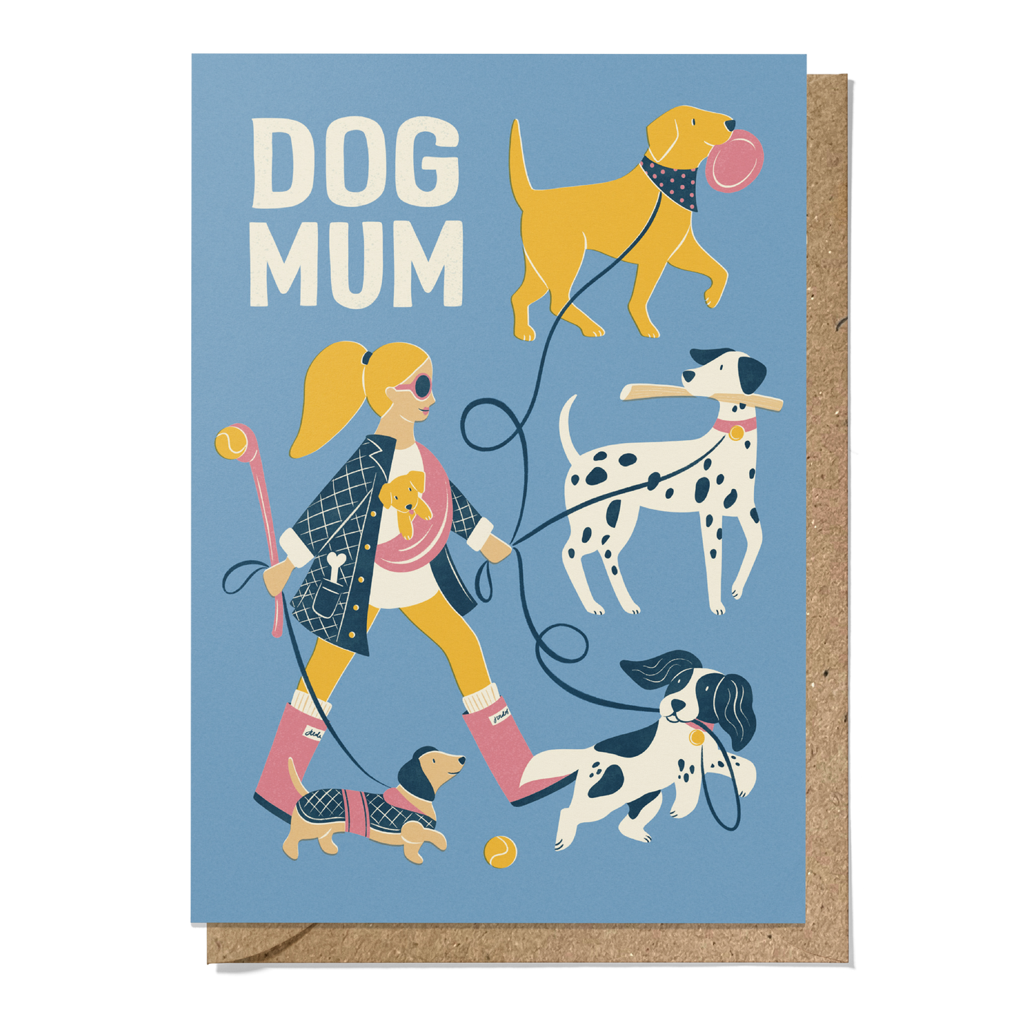 Dog Mum Greeting Card