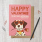 Valentine's Dog Greeting Card