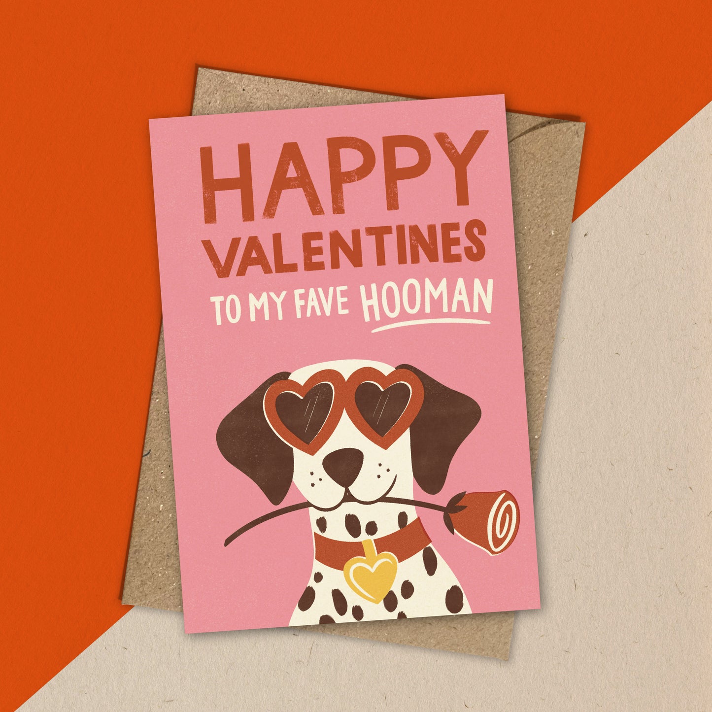 Valentine's Dog Greeting Card