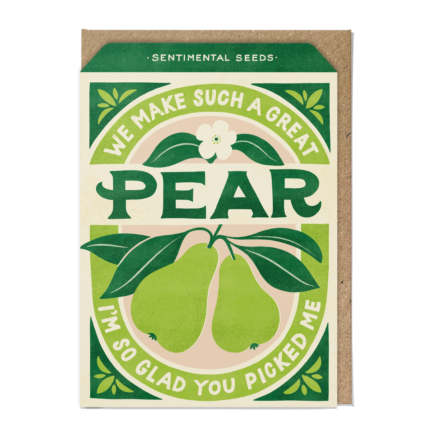 Pear Seed Greeting Card