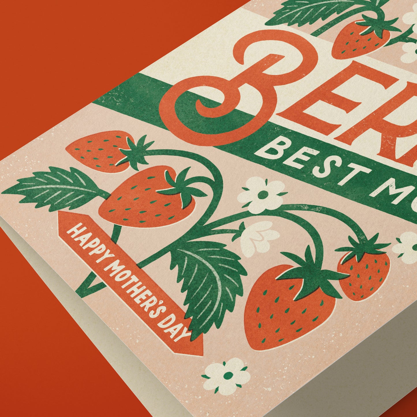 Strawberry Seed Greeting Card