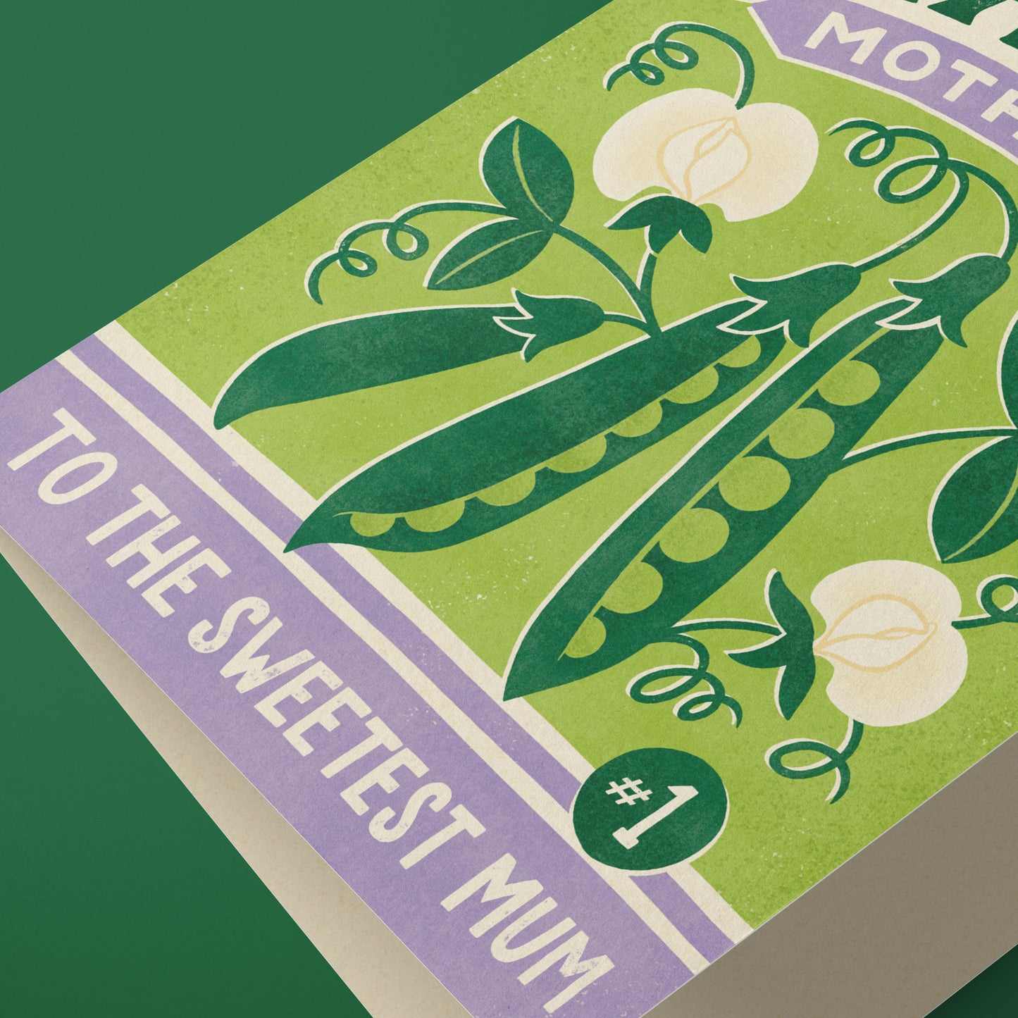 Sweetpea Seed Greeting Card