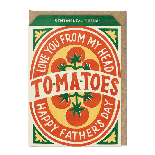 Tomato Seed Greeting Card