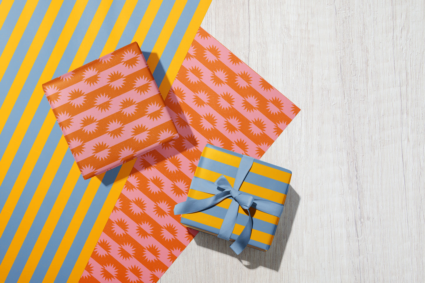 Summer Stripe Eco Gift Wrap