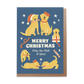 Fun Dog Family Christmas Card