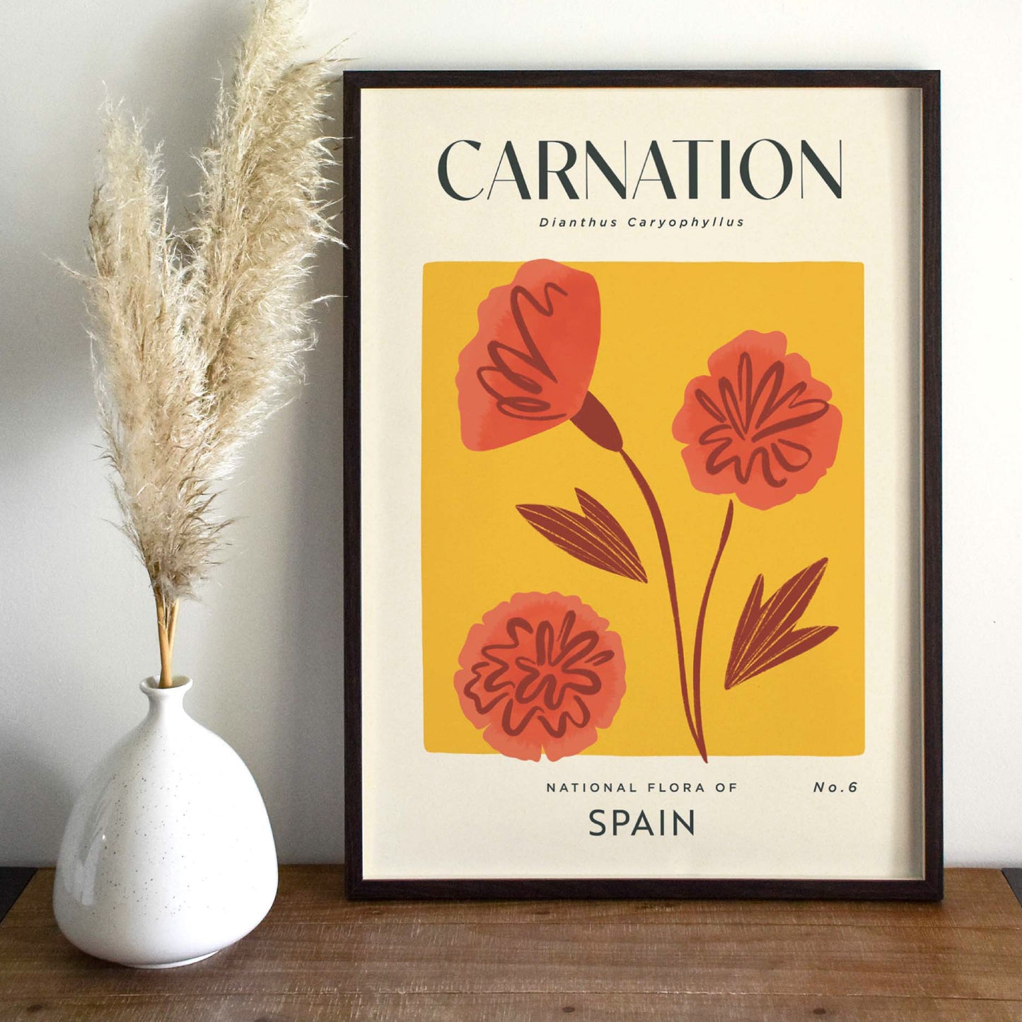 Carnation of Spain Art Print